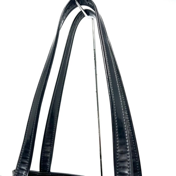 Moschino Patent Leather Signature Logo Bag - Picture 6 of 17